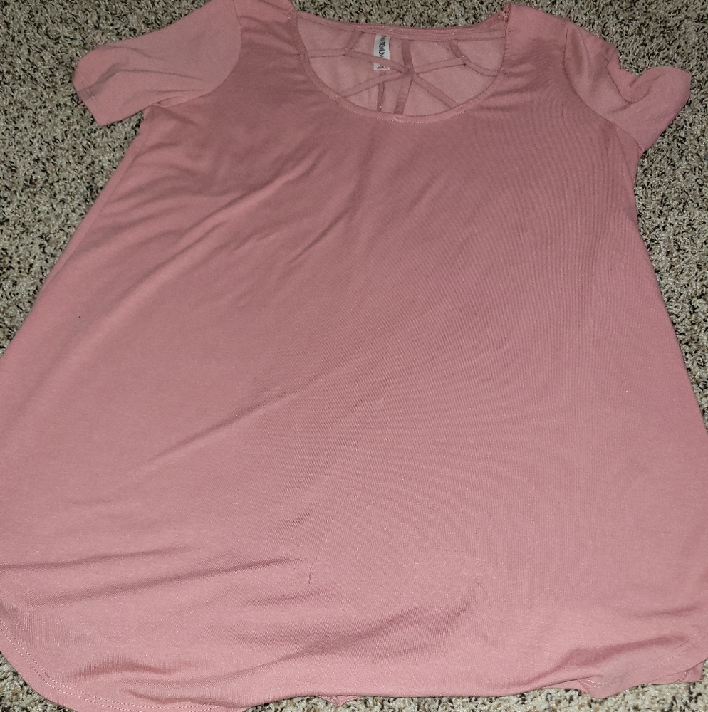 Pink tunic top